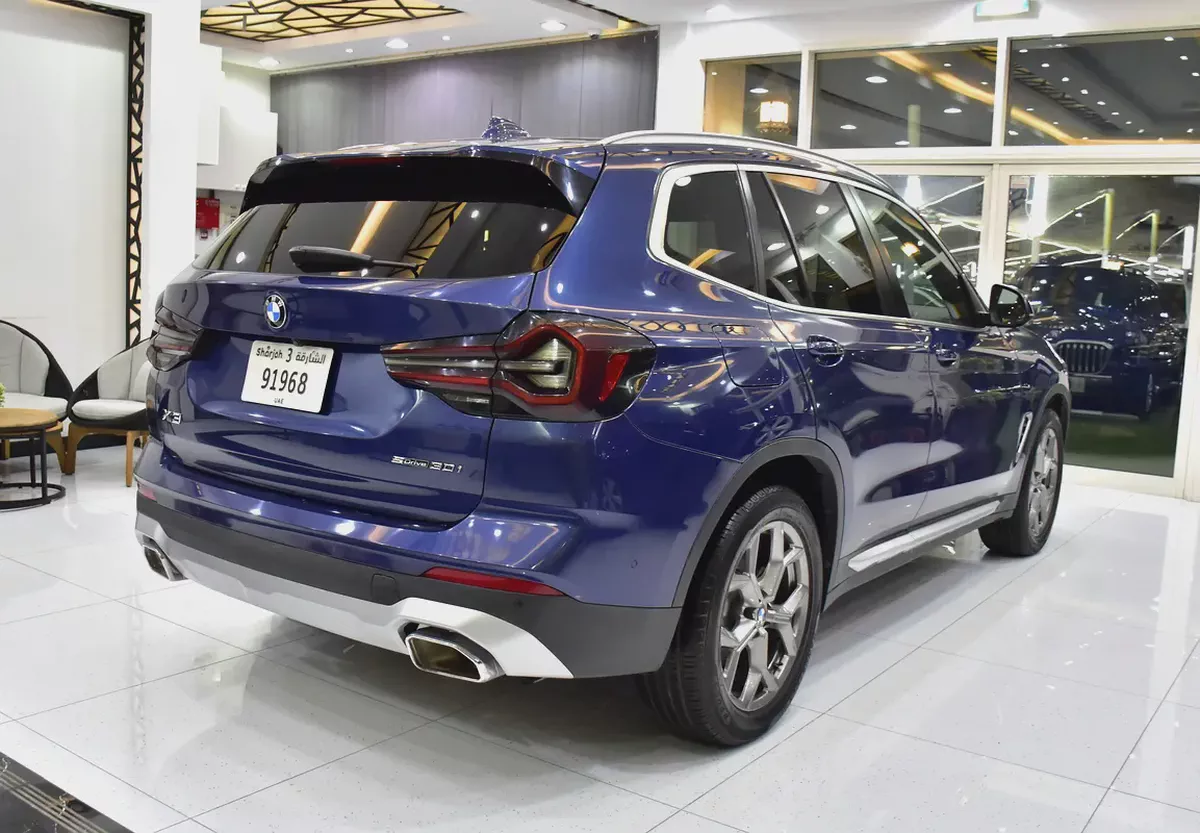AED 1,884 EMi at 0% DP | BMW X3 sDrive30i ( 2024 Model ) in Blue Color American Specs-5-5