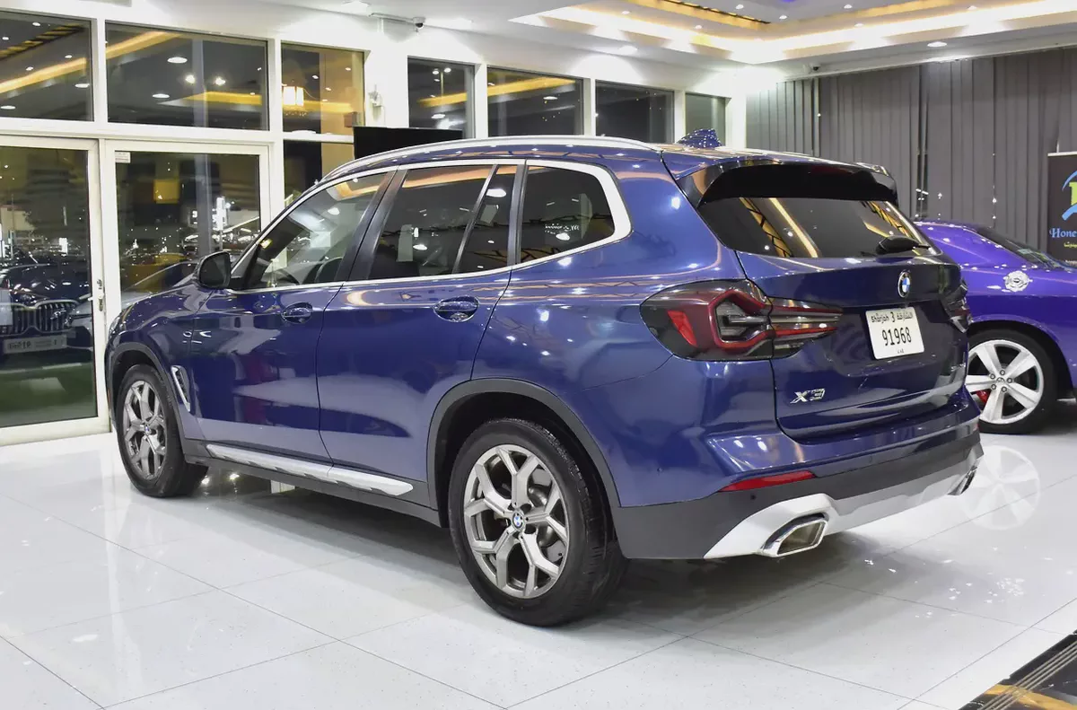 AED 1,884 EMi at 0% DP | BMW X3 sDrive30i ( 2024 Model ) in Blue Color American Specs-6-6