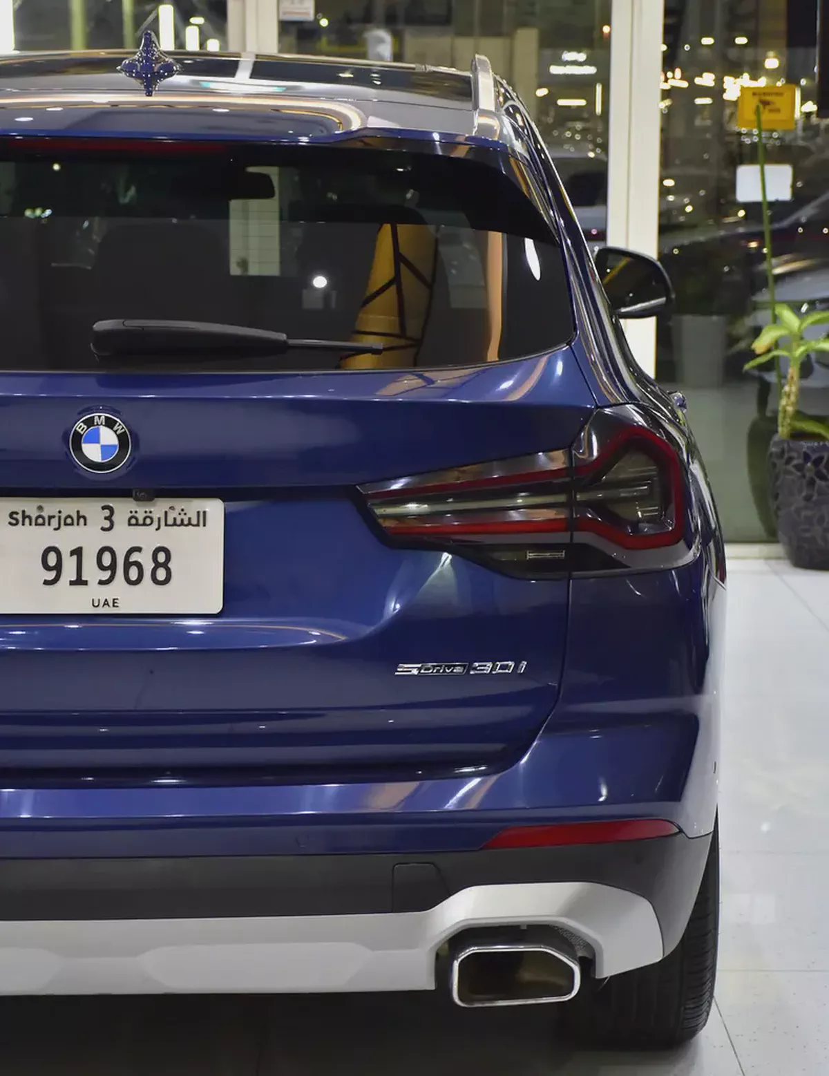 AED 1,884 EMi at 0% DP | BMW X3 sDrive30i ( 2024 Model ) in Blue Color American Specs-8-8