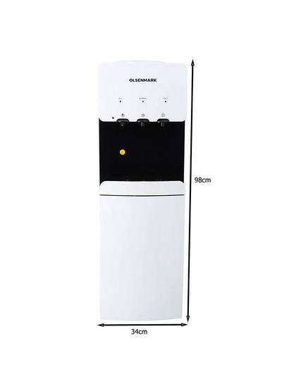 Olsenmark Hot and Cold Water Dispenser Refrigerator OMWD1629 White-5