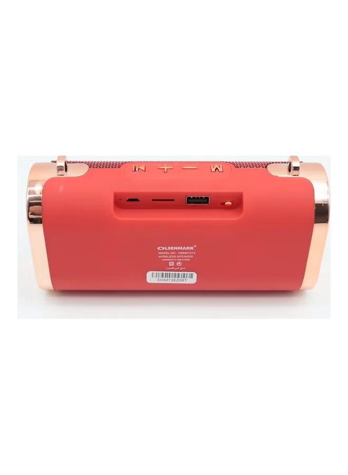 Olsenmark Portable Wireless Speaker Red-3-3