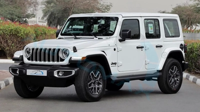 2025 JEEP WRANGLER UNLIMITED SAHARA I4 2.0T 4X4 GCC With 3 Years Or 60K km Warranty-0