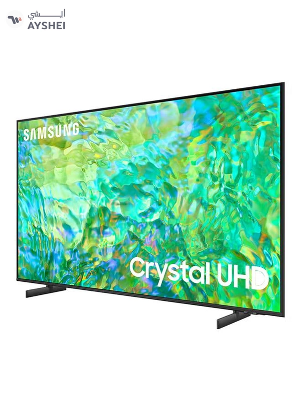 Samsung Smart TV, Crystal UHD 4K, CU8000, 50 Inch, 2023, Crystal Processor 4K, Airslim, Dynamic Crystal Color UA50CU8000UXZN+ 2.0CH Soundbar Plus Bluetooth, Usb, Fm Radio With 600W PMPO 50CU8000+THN322B Titan Gray