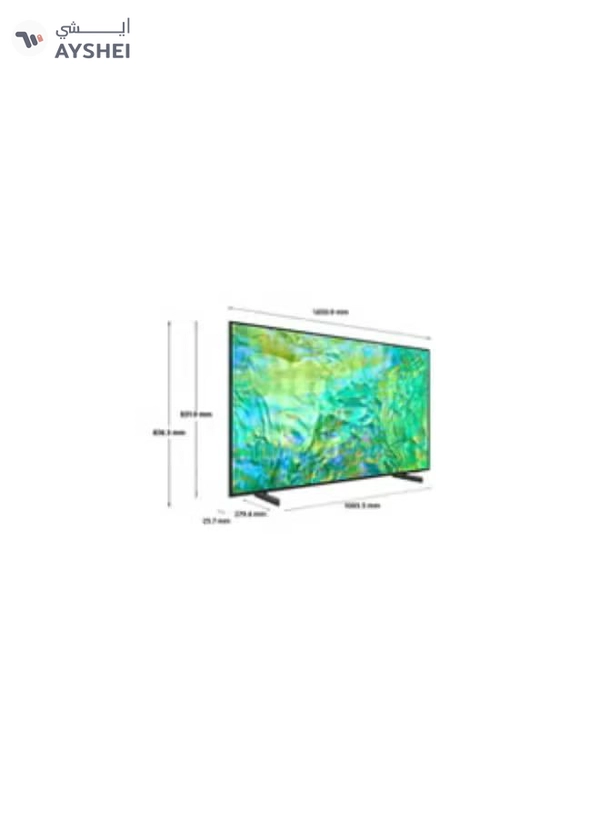 Samsung Smart TV, Crystal UHD 4K, CU8000, 50 Inch, 2023, Crystal Processor 4K, Airslim, Dynamic Crystal Color UA50CU8000UXZN+ 2.0CH Soundbar Plus Bluetooth, Usb, Fm Radio With 600W PMPO 50CU8000+THN322B Titan Gray