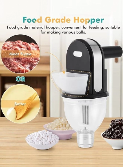 Eworld 3-in-1 Automatic Meatball and Sweet Dumpling Maker for Meat Balls, Fish Balls-2