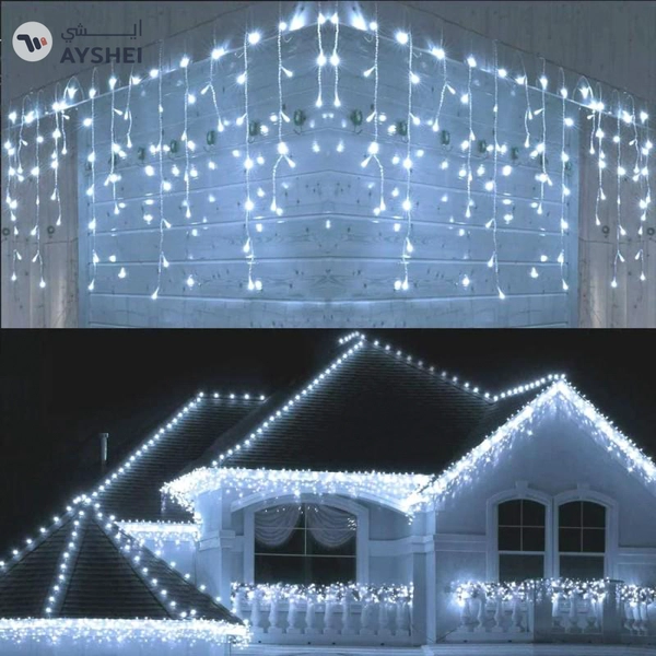 10MX0.7/0.5/0.3M DECORATIVE LED CURTAIN LIGHT-WHITE