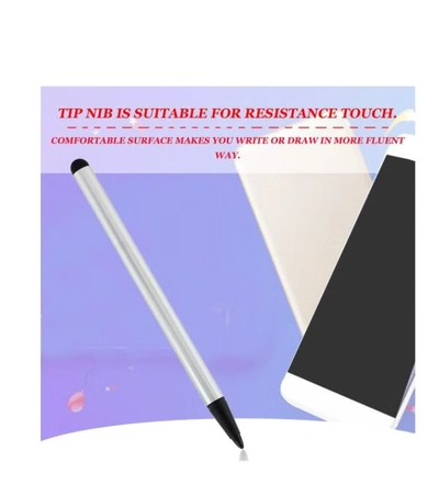 KOKO STORE Dual-Purpose Touchscreen Pen Silver-6