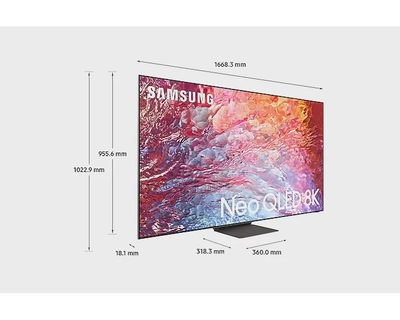  Renewed - Samsung 75" QN700B Neo QLED 8K HDR Smart TV 75QN700B-1