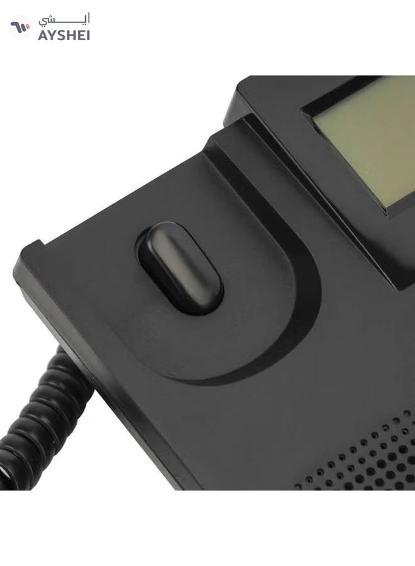 GEEPAS Executive Telephone with Caller ID 16 Digits Telephone - Recording 15 Out & 50 Incoming Calls Multicolour