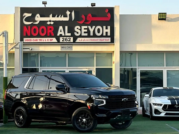CHEVROLET TAHOE LT BLACK EDITION 2023 GCC FULL OPTION ORIGINAL PAINT UNDER WARRANTY