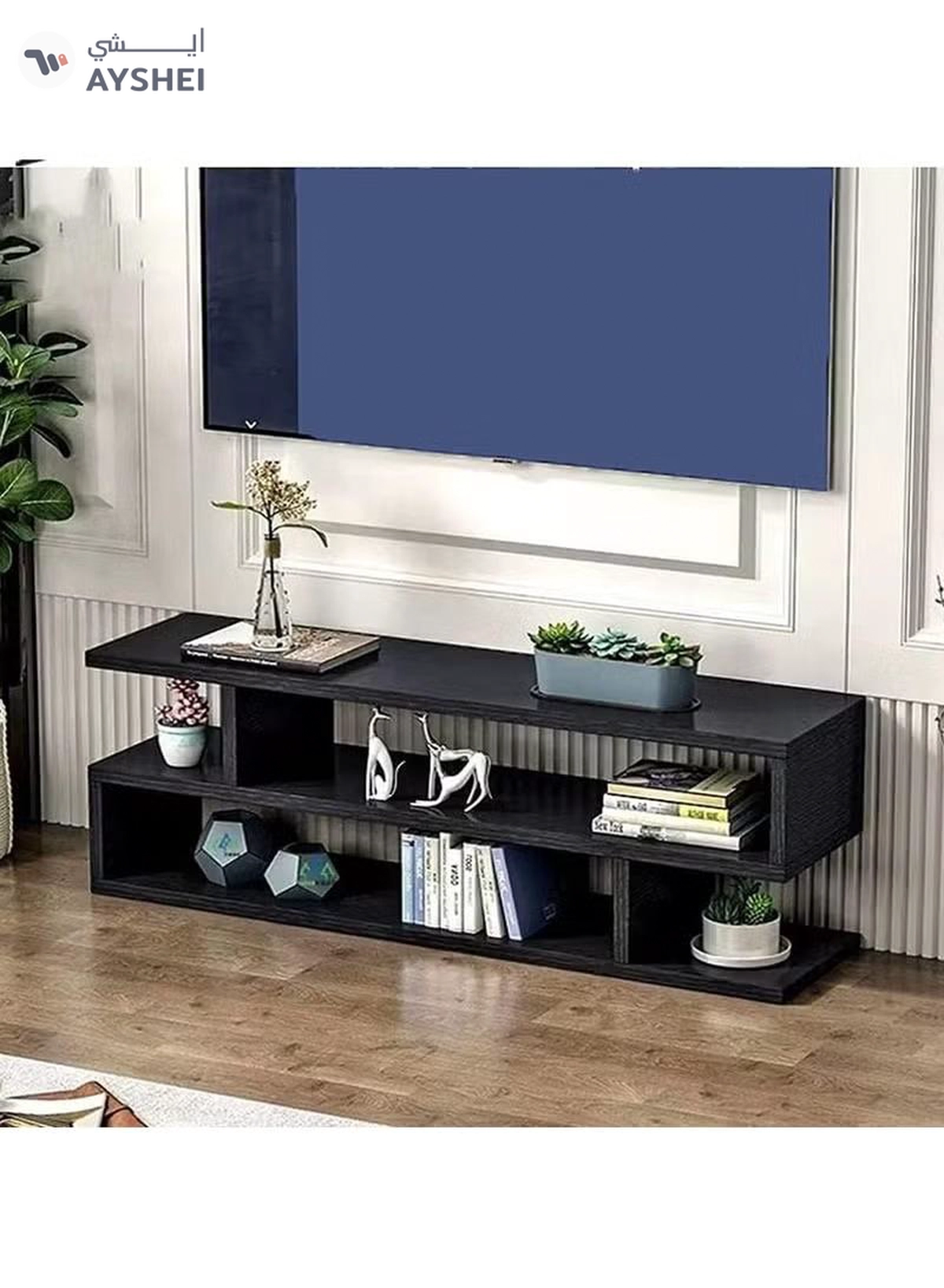 DubaiGallery Modern TV Table, TV Bench, TV Cabinet with Storage -1-1