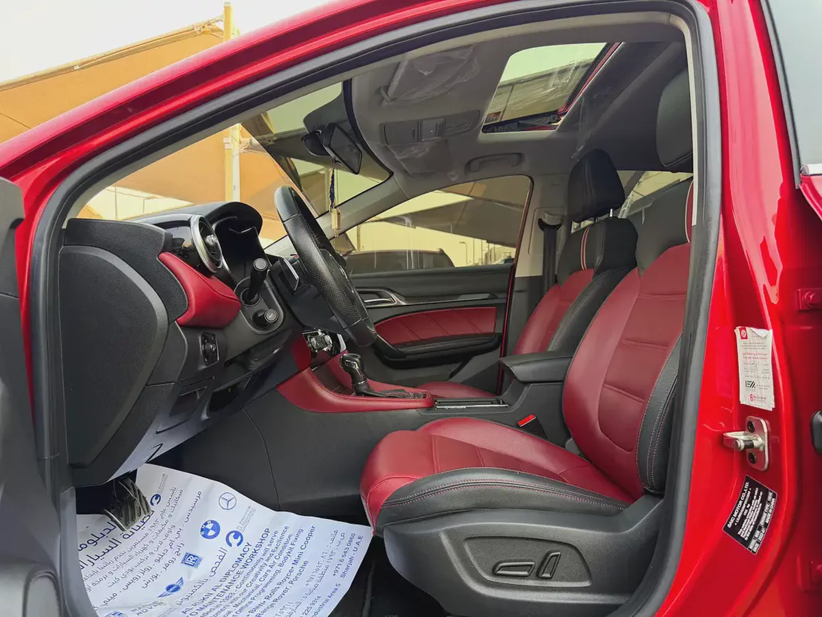 MG 6 Luxury -2023 -GCC- Low Mileage - FREE ACCIDENT-ORIGINAL PAINT-SERVICE AGENCY-UNDER WARRANTY-9-9