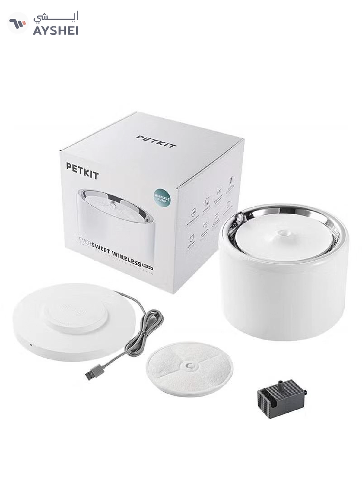 PETKIT Eversweet 3 PRO "Wireless Pump" Automatic Pet Water Fountain-6-6