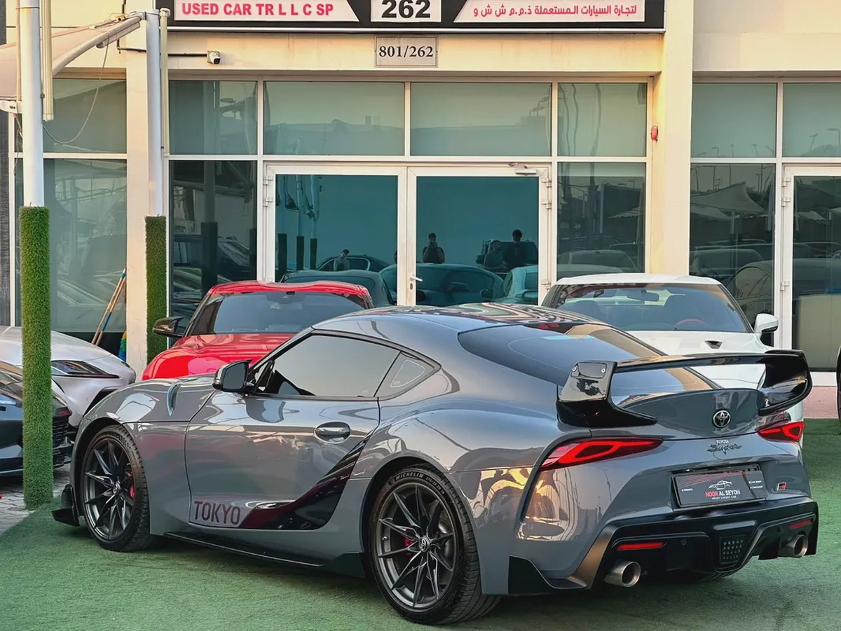 TOYOTA SUPRA GR 2024 GCC FULL SERVICE HISTORY UNDER WARRANTY ORIGINAL PAINT-2-2