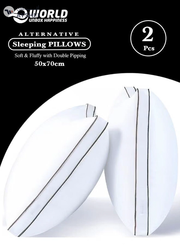Eworld Set of 2 Premium Hotel-Quality Pillows, Crafted with Firm