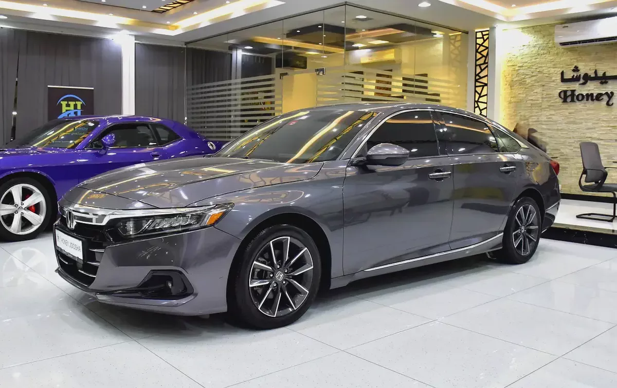 AED 1,487 EMi at 0% DP | Honda Accord ( 2022 Model ) in Grey Color GCC Specs-1-1