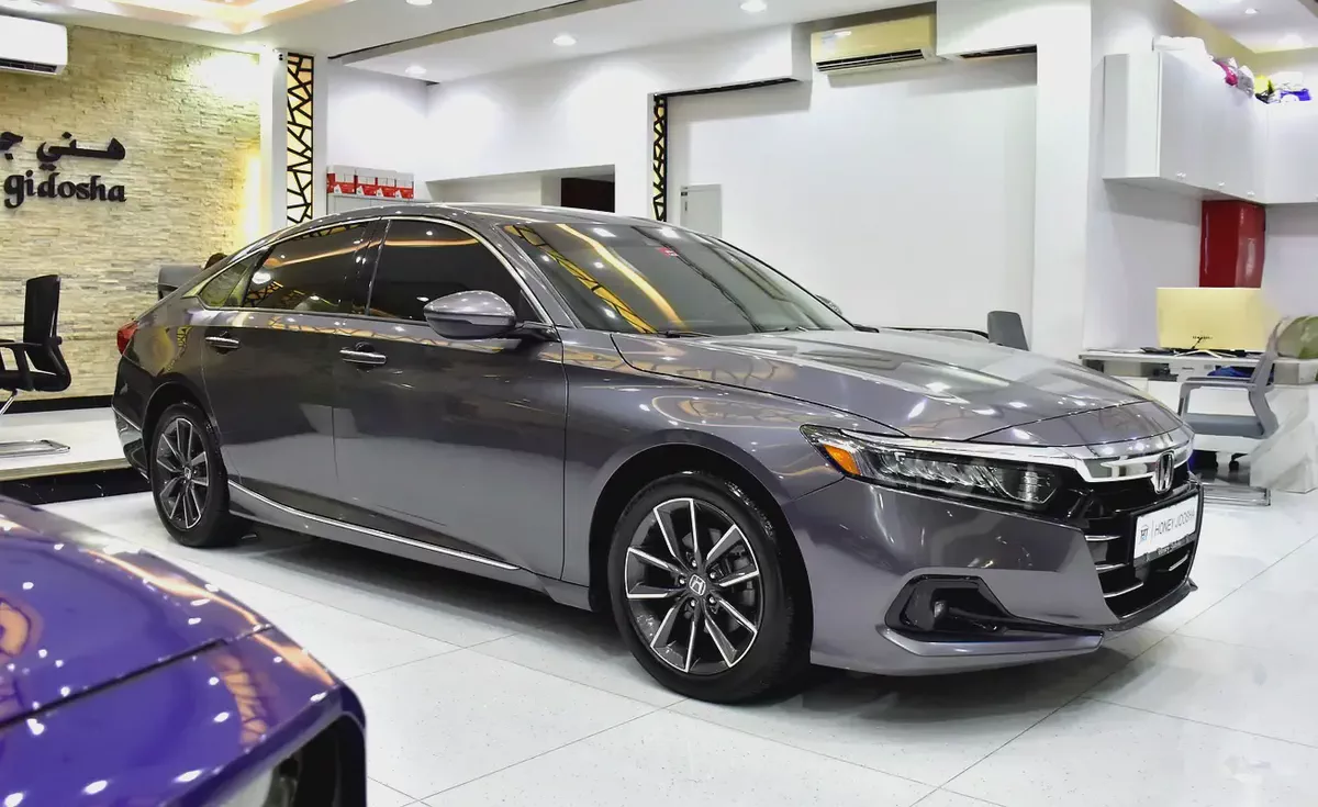 AED 1,487 EMi at 0% DP | Honda Accord ( 2022 Model ) in Grey Color GCC Specs-2-2