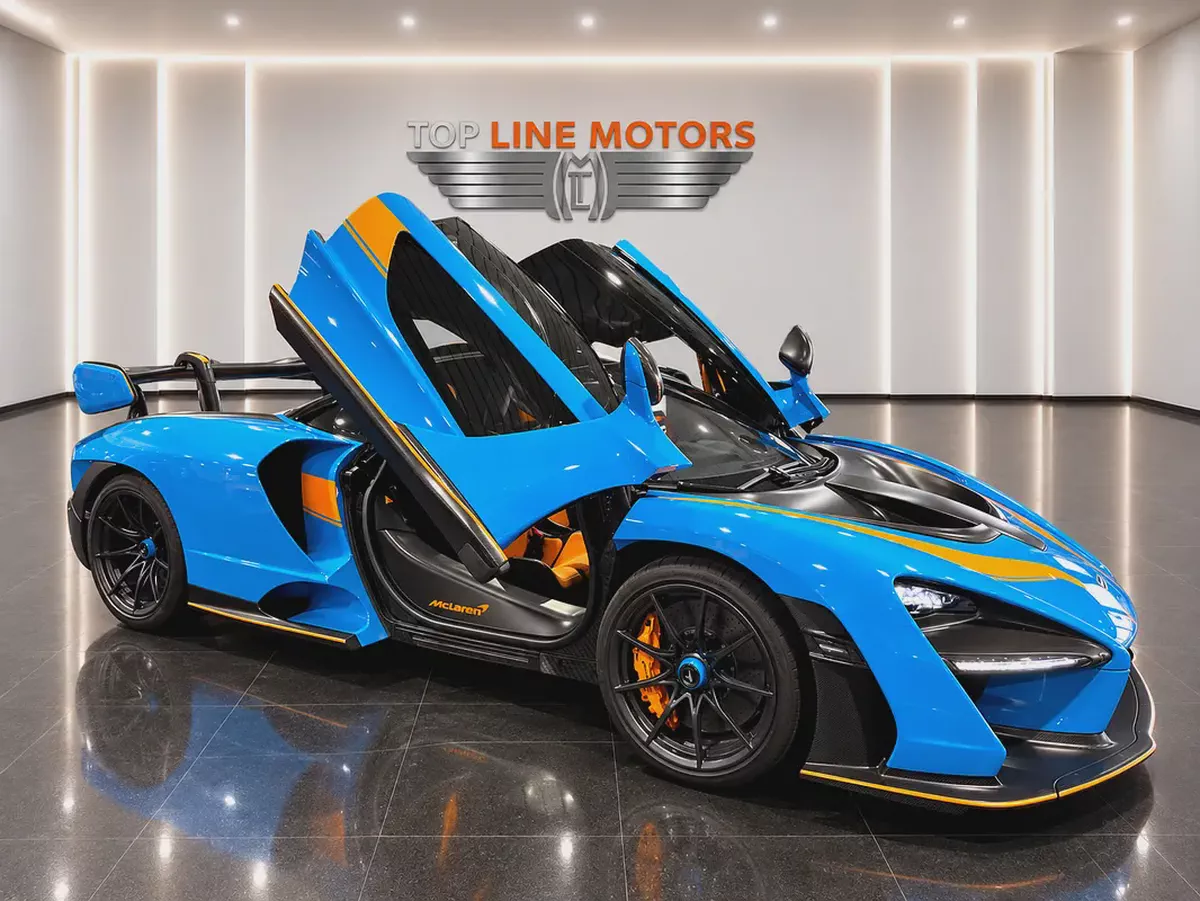 MCLAREN SENNA, GCC, UNDER DEALER WARRENTY, ORIGINAL PAINT, FULLY LOADED-2-2
