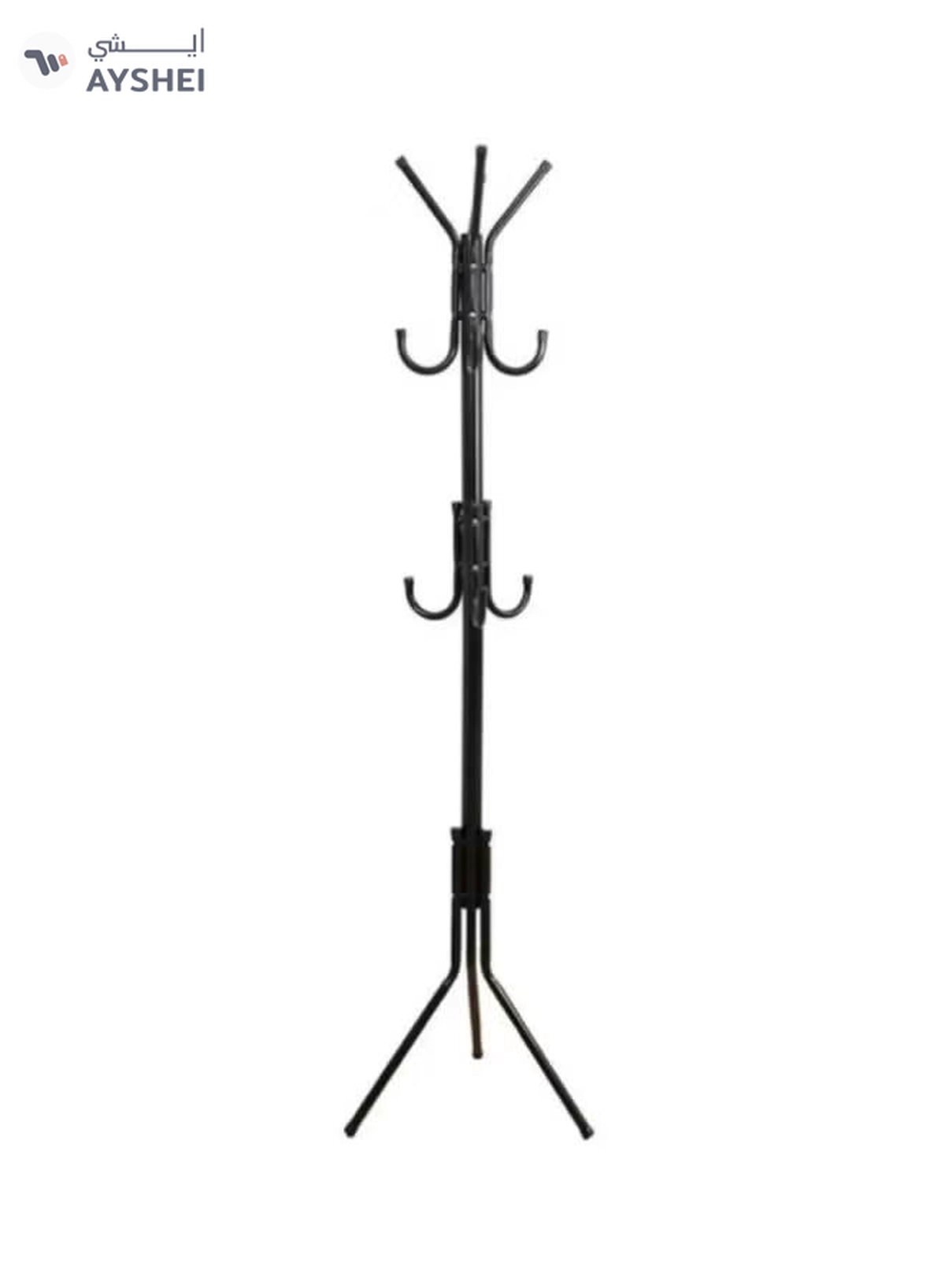 Falpro Metal Cloth Rack Clothes And Coat Hanger Rack Garments Rack Elegant White Free Standing Cloth Rack Black 172x43cm Black 172x43cm-1-1