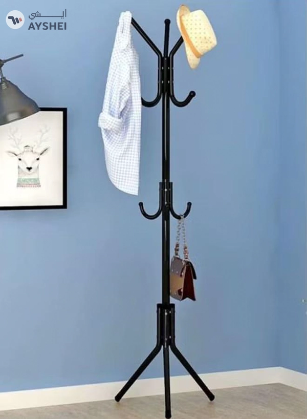 Falpro Metal Cloth Rack Clothes And Coat Hanger Rack Garments Rack Elegant White Free Standing Cloth Rack Black 172x43cm Black 172x43cm