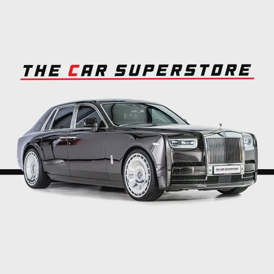 Rolls Royce Phantom-Diamond Grey Exterior Color-24 Inch Chrome Rims-Star Light System-0