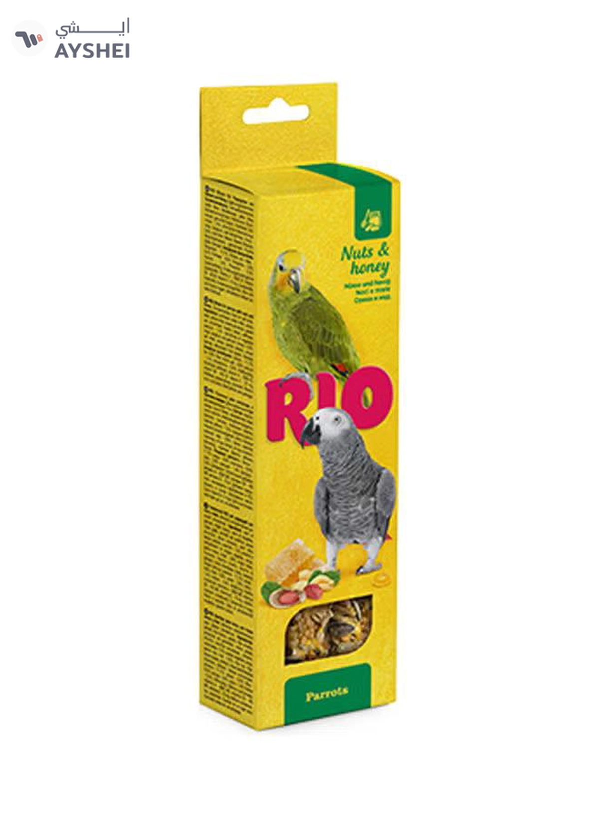 RIO Sticks For Parrots With Nuts And Honey Brown 180grams