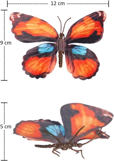 Yatai Artificial Butterflies for Decorations | 12 Pcs Butterfly-2