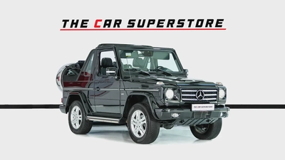 Mercedes Benz G500 Convertible-Serviced At Gargash-Full Service History-Collectors Dream-1