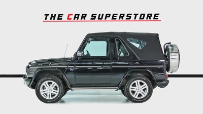 Mercedes Benz G500 Convertible-Serviced At Gargash-Full Service History-Collectors Dream-4