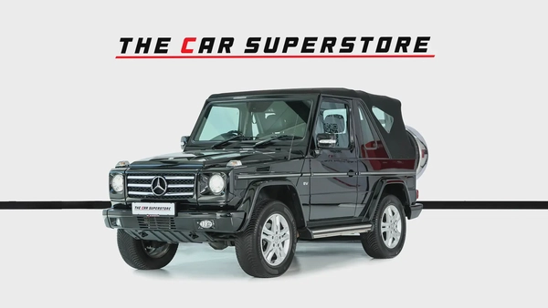 Mercedes Benz G500 Convertible-Serviced At Gargash-Full Service History-Collectors Dream