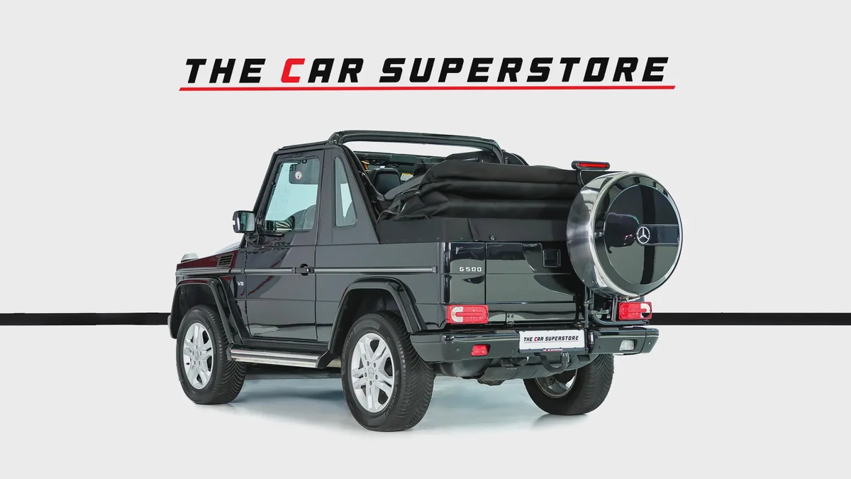 Mercedes Benz G500 Convertible-Serviced At Gargash-Full Service History-Collectors Dream-5-5