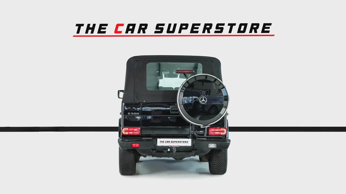 Mercedes Benz G500 Convertible-Serviced At Gargash-Full Service History-Collectors Dream-6-6