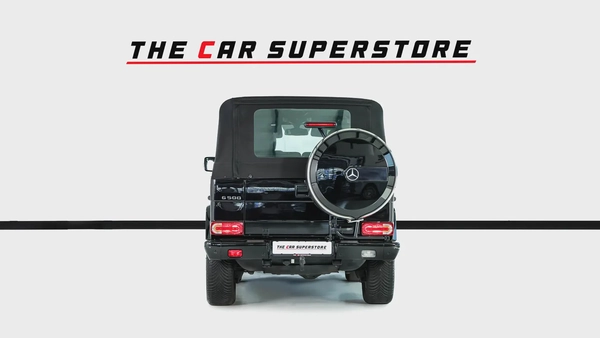 Mercedes Benz G500 Convertible-Serviced At Gargash-Full Service History-Collectors Dream