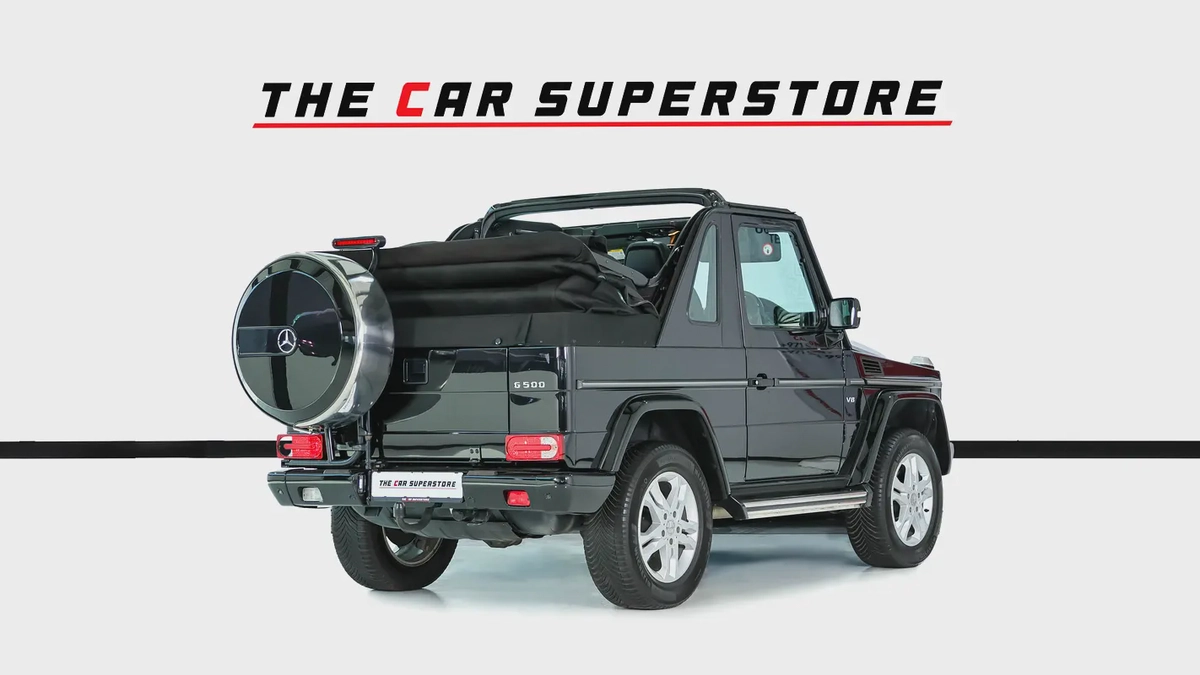 Mercedes Benz G500 Convertible-Serviced At Gargash-Full Service History-Collectors Dream-7-7