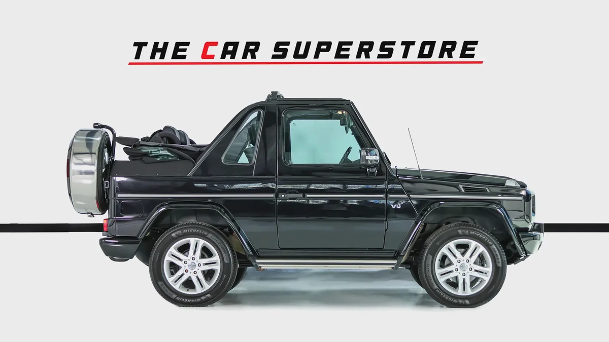 Mercedes Benz G500 Convertible-Serviced At Gargash-Full Service History-Collectors Dream-8-8