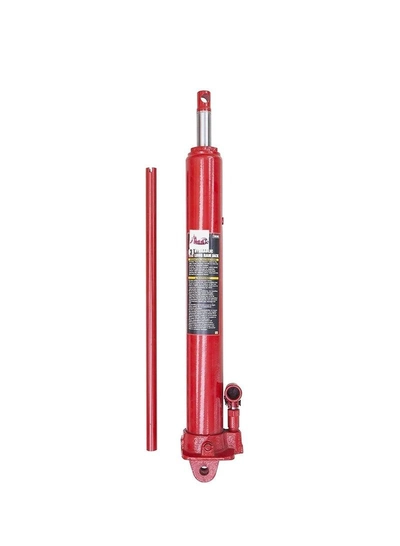 ABBASALI Hydraulic Long Ram Jack with Single Piston Pump and Clevis Base-0