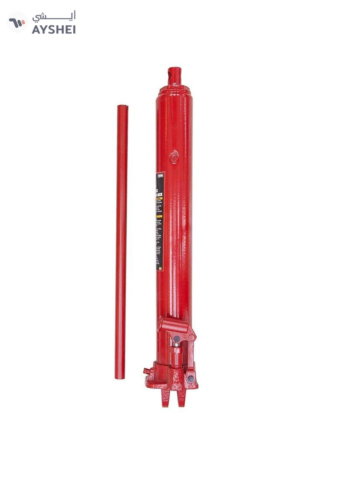 ABBASALI Hydraulic Long Ram Jack with Single Piston Pump and Clevis Base-1-1