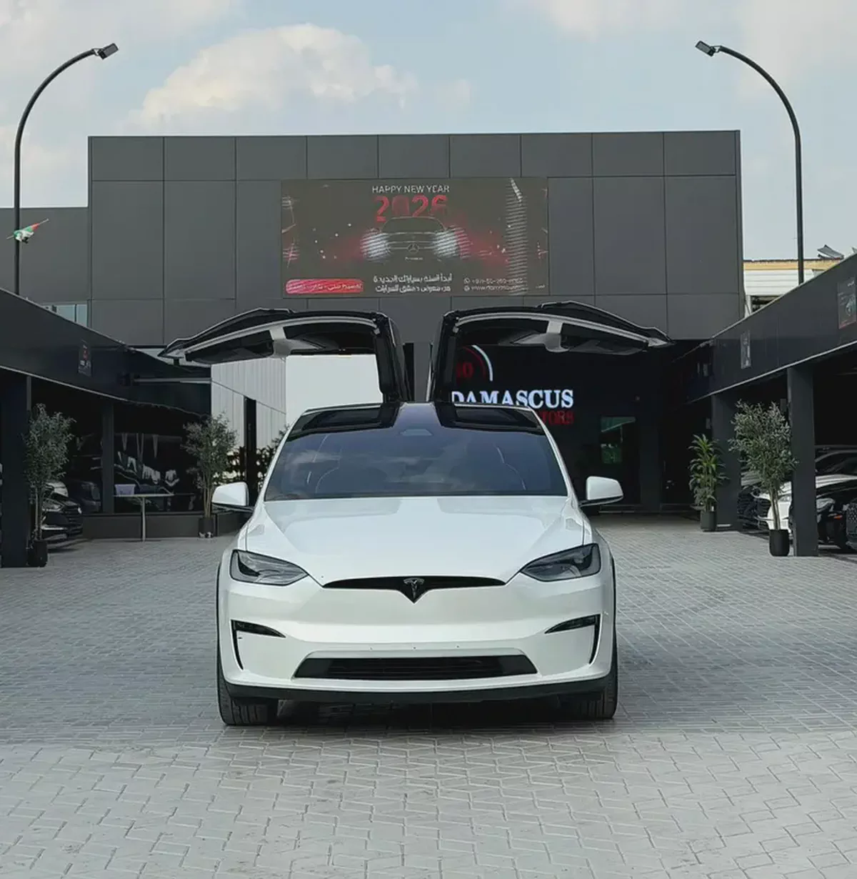 Tesla Model X Long Range 2023 | Dual Motor AWD | 670 HP | 29600 KM | White | تسلا موديل X 2023-4-4