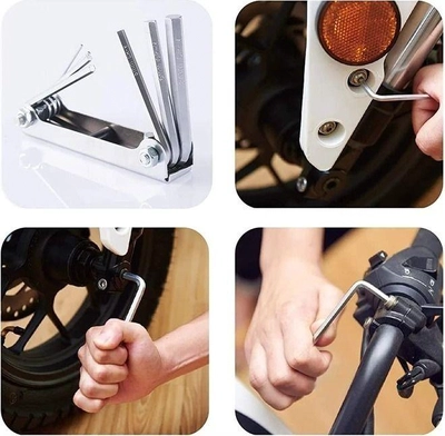 ABBASALI Folding Allen Key Set Metric 8 Pieces-1