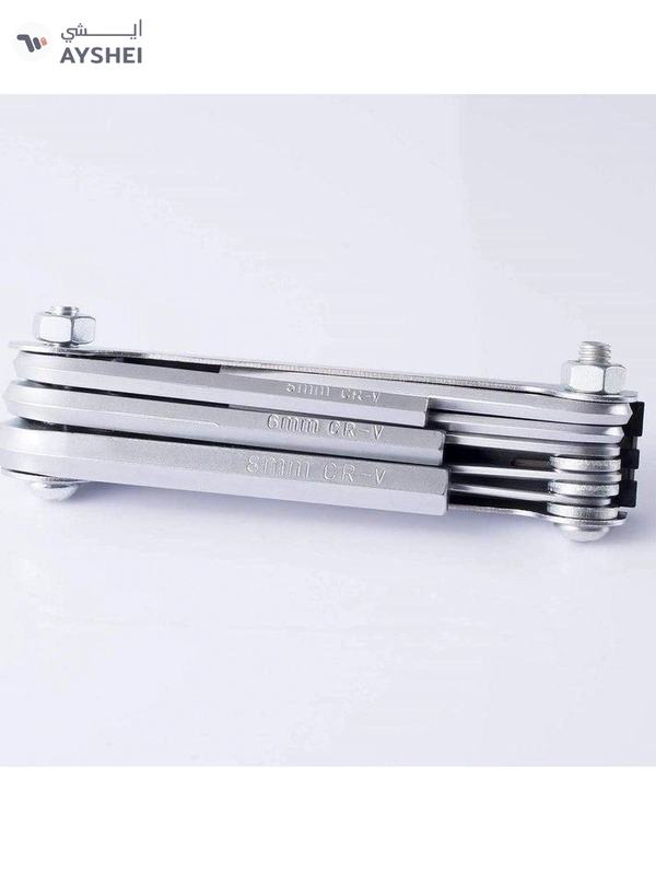 ABBASALI Folding Allen Key Set Metric 8 Pieces