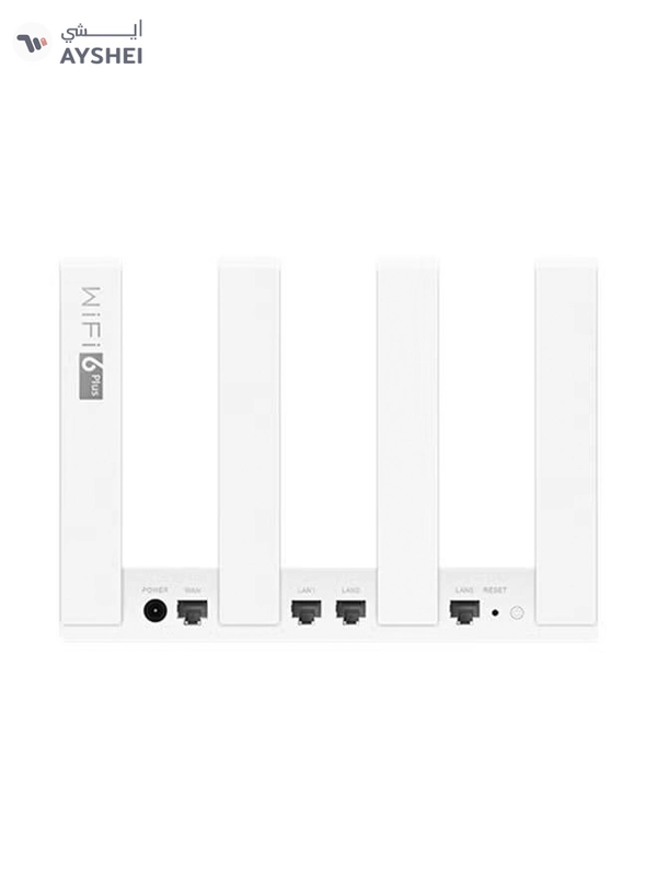 HUAWEI WiFi AX3 Dual Core Router | 3000 Mbps1 | Wi-Fi 6 Plus | OFDMA Multi-User - WS7100 | White