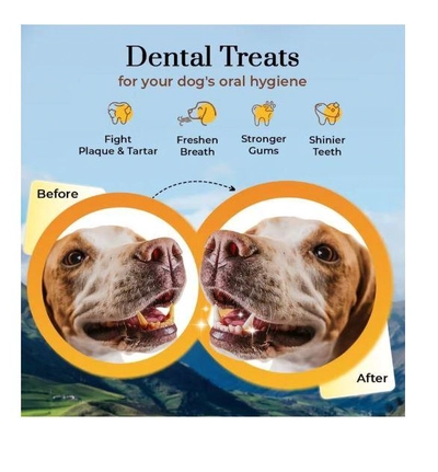 Dogsee Large Bars: Long-Lasting Dental Chews for Large Dogs 130g-2