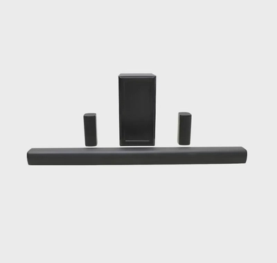 JVC 5.1Ch Soundbar With Wireless Subwoofer Home Theatre-3600W PMPO With Bluetooth, USB, SD Card Compatible TH-N430B Black-1