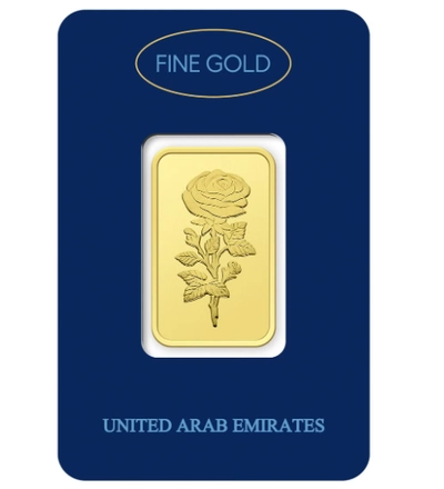 Dubai 1g Pure 999.9 Fine Gold Bar 24KT-3