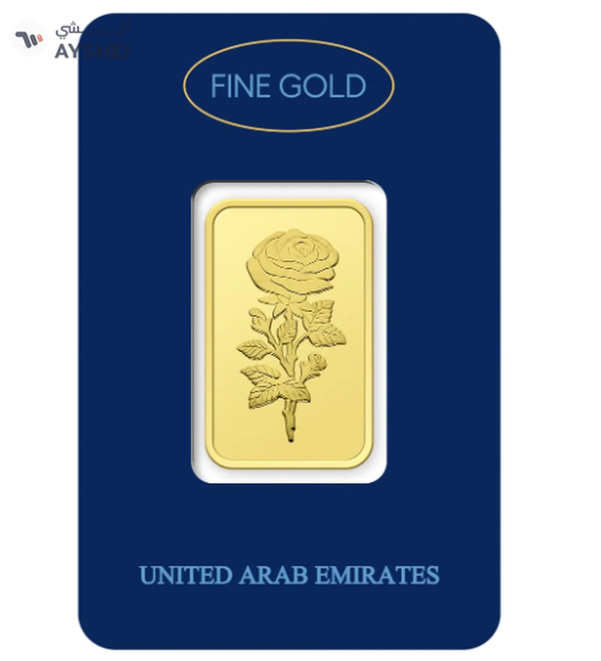 Dubai 1g Pure 999.9 Fine Gold Bar 24KT-3-3