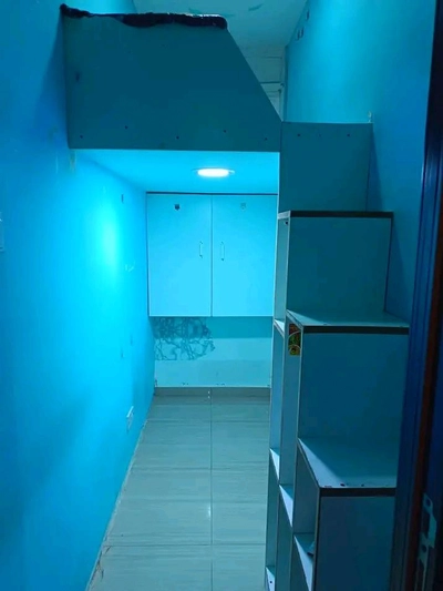 Partition in JVC Dubai,Modern Loft Partition Room with Storage Stairs in Prime Location"*-0