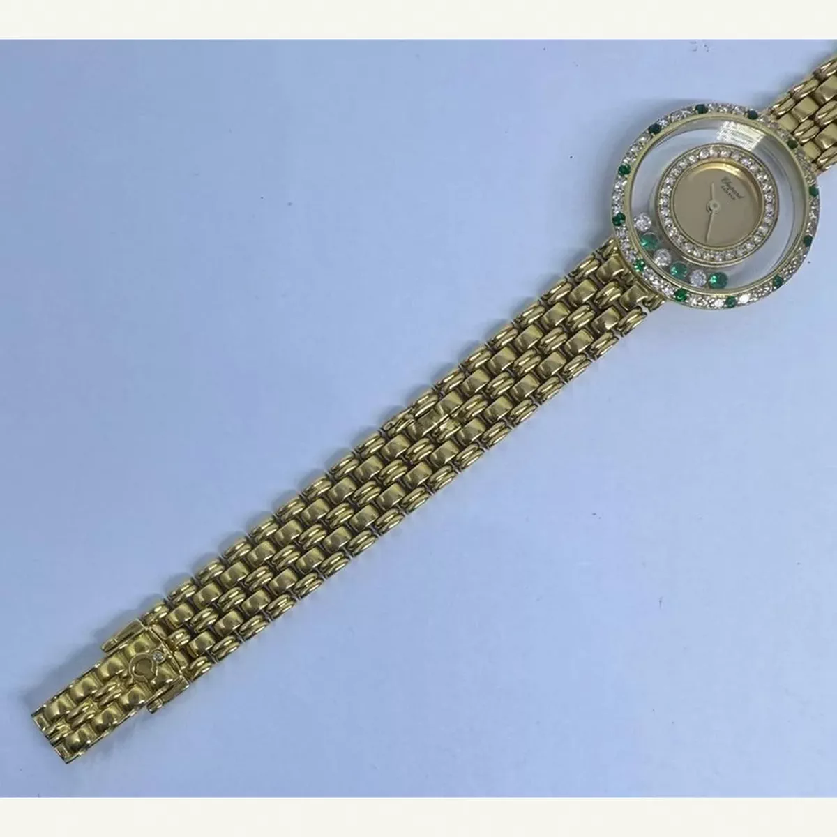 Chopard Happy Diamonds Full Yellow Gold with Diamonds | Vintage Model | Used (Very good) | Year of production 2000 (Approximation) | No original box | No original papers-1-1