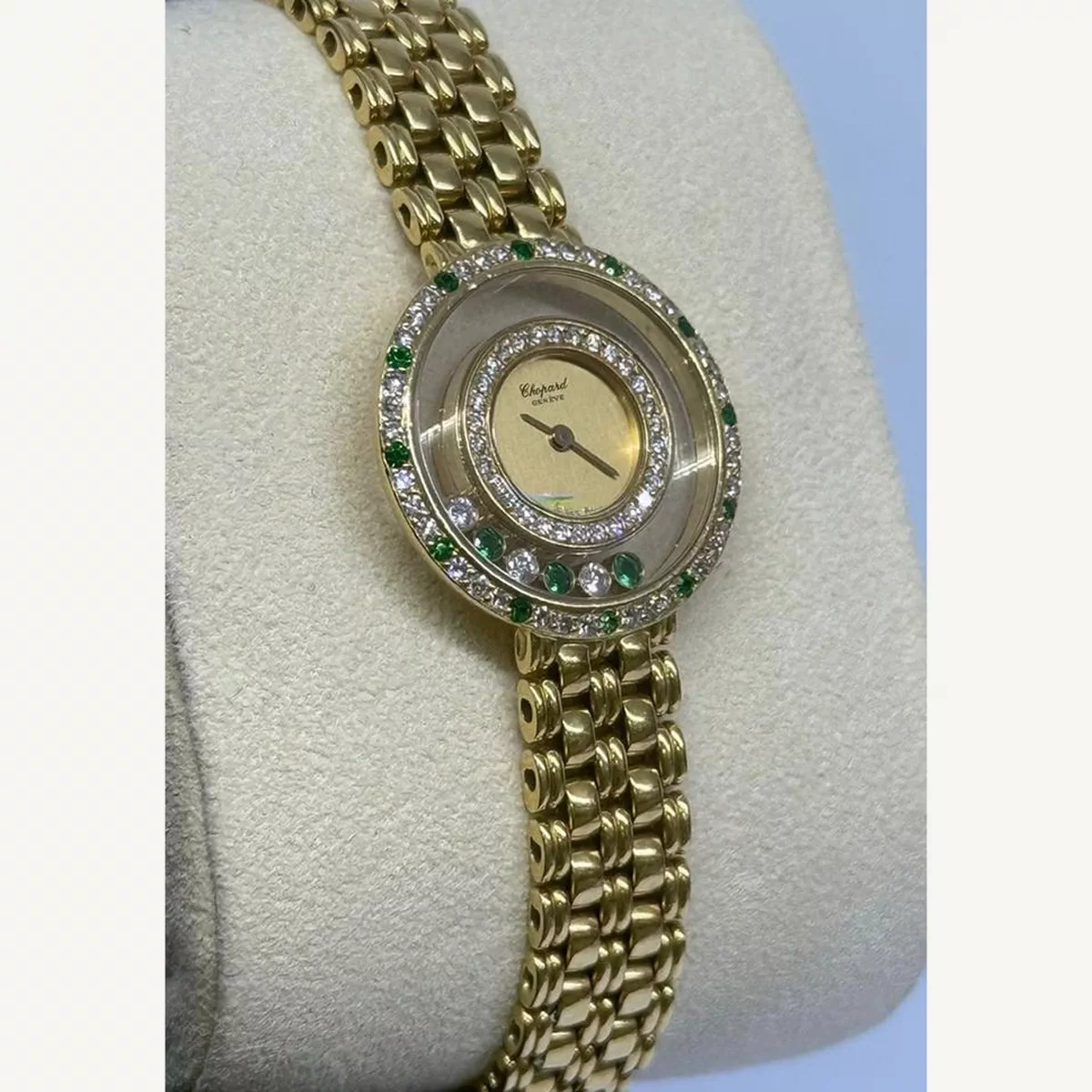 Chopard Happy Diamonds Full Yellow Gold with Diamonds | Vintage Model | Used (Very good) | Year of production 2000 (Approximation) | No original box | No original papers-5-5