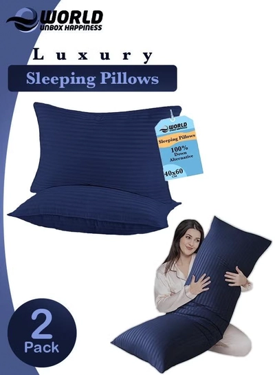 Eworld 3-piece Bedding Set Includes 2 Premium Bed Pillows & 1 Full-Body Pillow for Adults-0