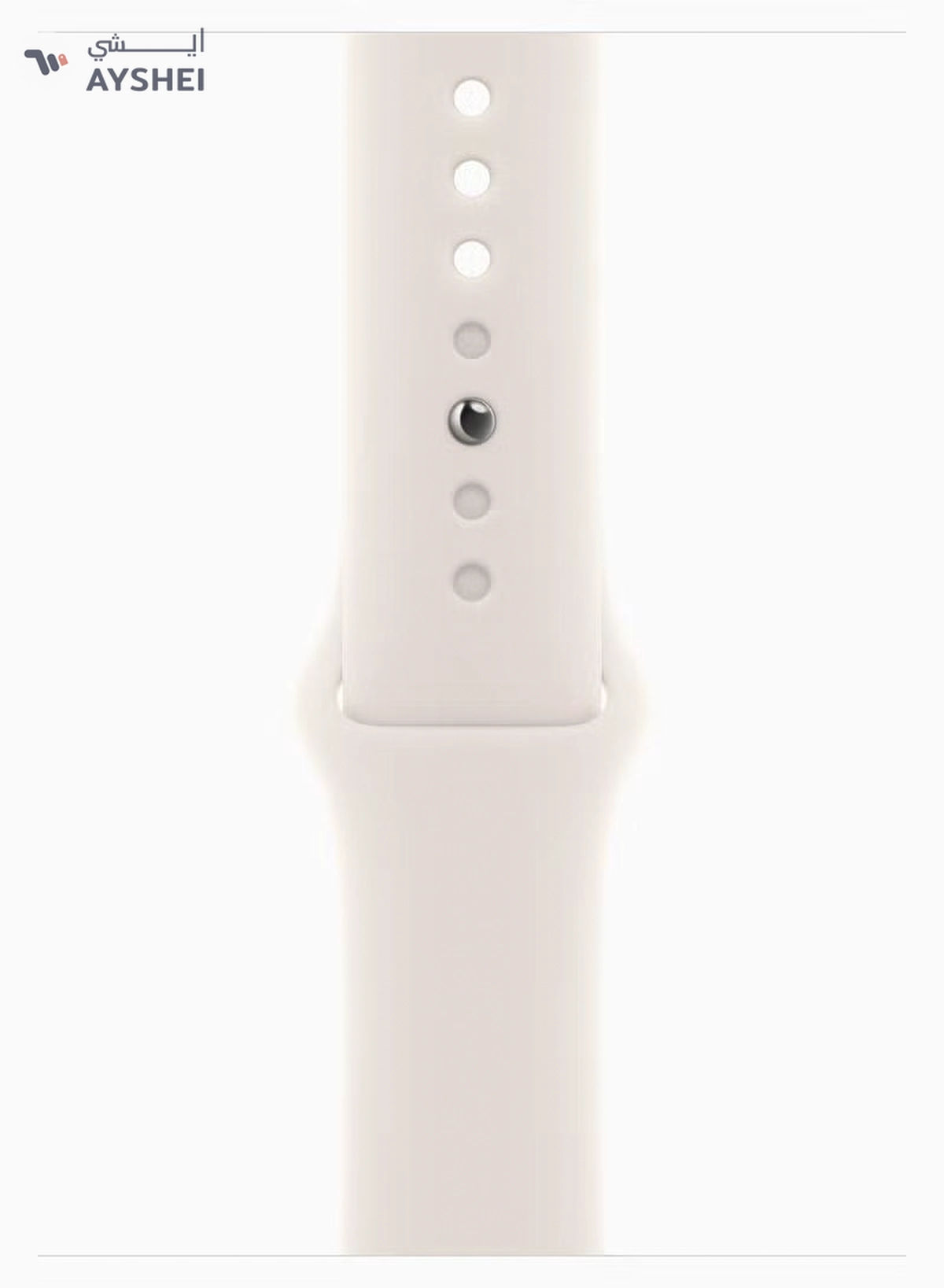 Apple Watch SE 3 GPS 44mm (TDRA Version) Starlight Aluminium Case With Starlight Sport Band - M/L-2-2